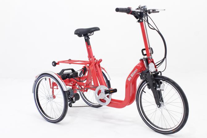 Fat Tire Electric Bike Electric Folding Tricycles Di Blasi R34